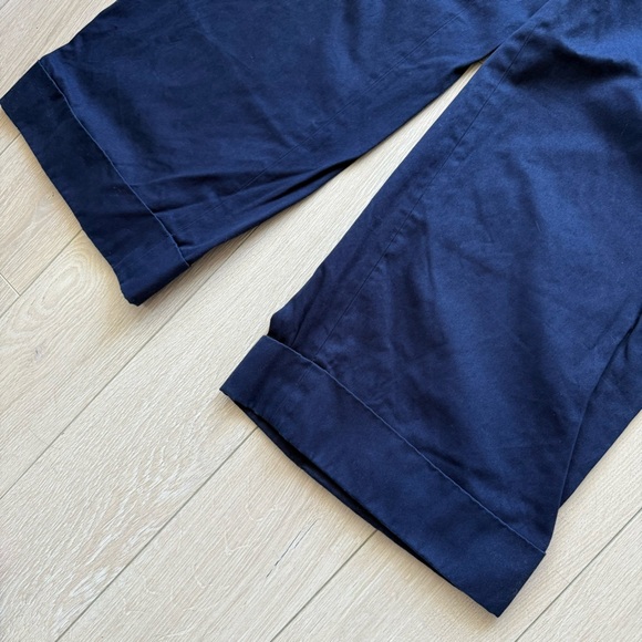 JW Anderson x Uniqlo Wide-Leg Pants in Navy Women’s Size XS - Picture 7 of 12